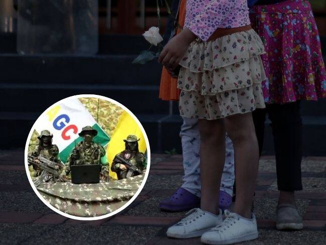 Niñas fueron obligadas a bailar para hombres armados del Clan del Golfo