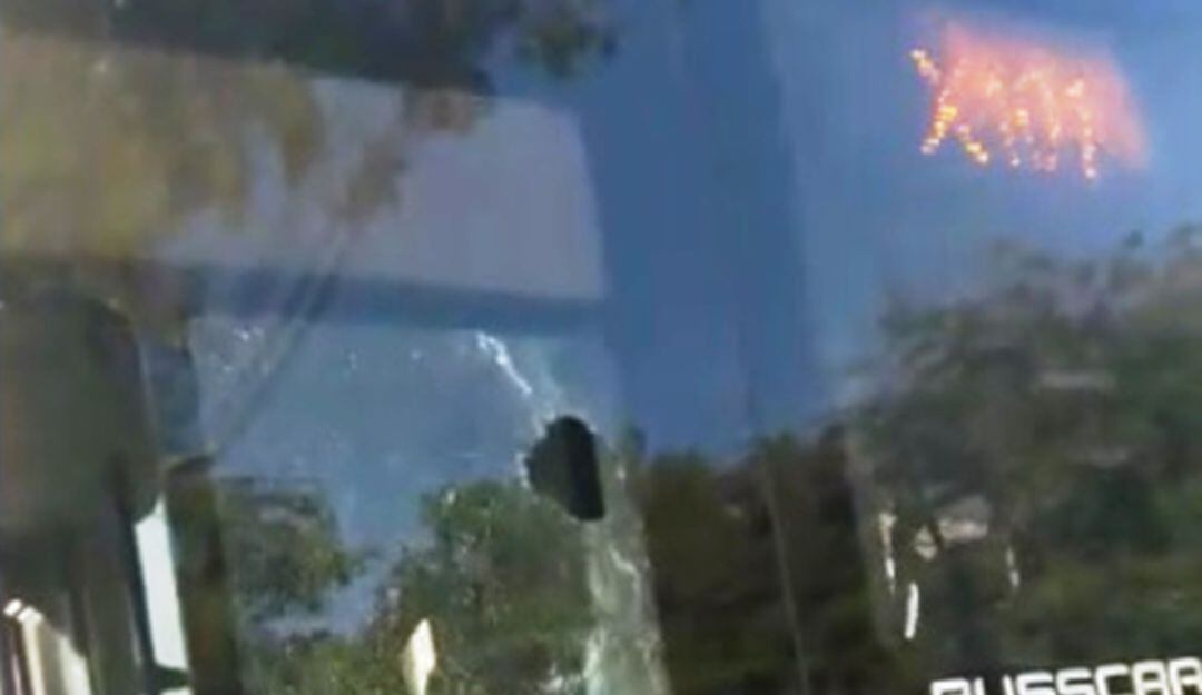 Un vehículo de la ruta X101 se vio involucrado en un accidente con un motociclista