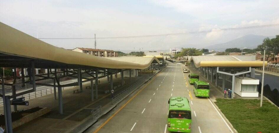Terminal del MÍO Paso del Comercio / Foto: Metrocali