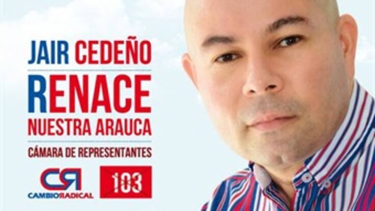 Jair Cedeño, número 103 a la Cámara por Arauca