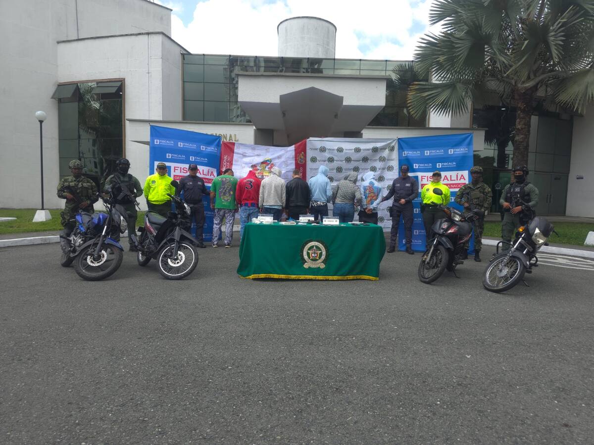 ‘Los Poporos’ comercializaban 3.500 dosis diarias de estupefacientes en Quindío y Valle