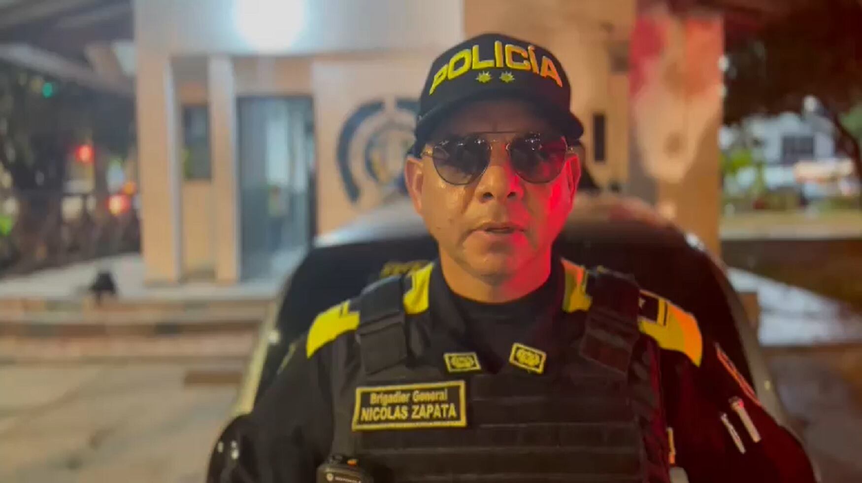 Brigadier General Nicolás Zapata, subdirector de la Policía Nacional.