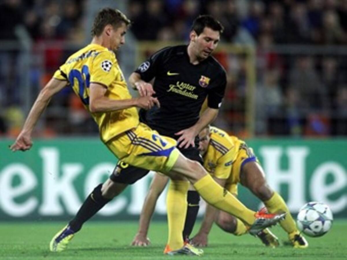 El Barcelona golea de visitante 5-0 al BATE Borisov en Liga de Campeones