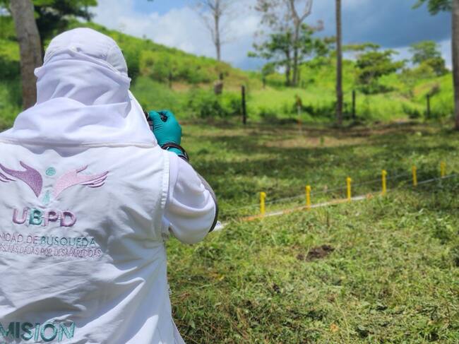 La Unidad de Búsqueda encontró dos cuerpos de personas desaparecidas en San Pedro de Urabá. Foto: Unidad de Búsqueda.