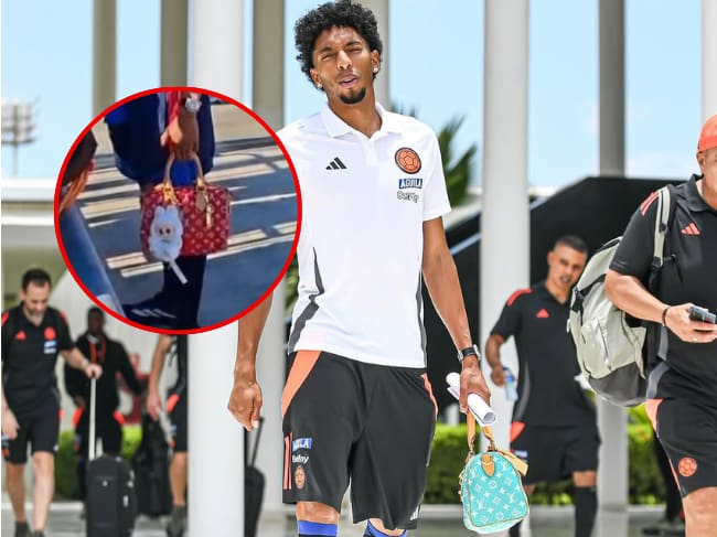 Este es el costoso bolso de Johan Mojica que se robó las miradas: marca y precio en Colombia. X: @@johanmojica153 / Captura de vídeo