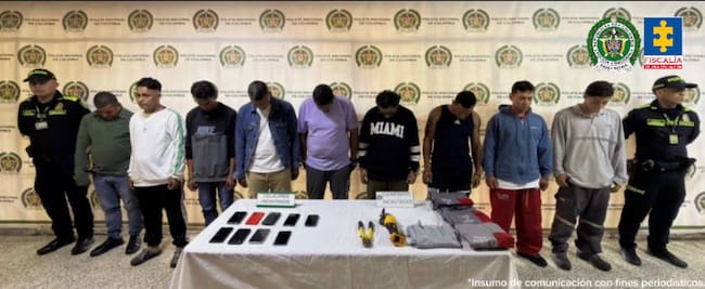 Capturados por el hurto de elementos de antes de telecomunicaciones