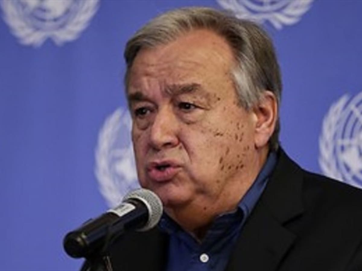 "Exhorto al cese de acciones armadas y al reinicio de un diálogo serio": Guterres