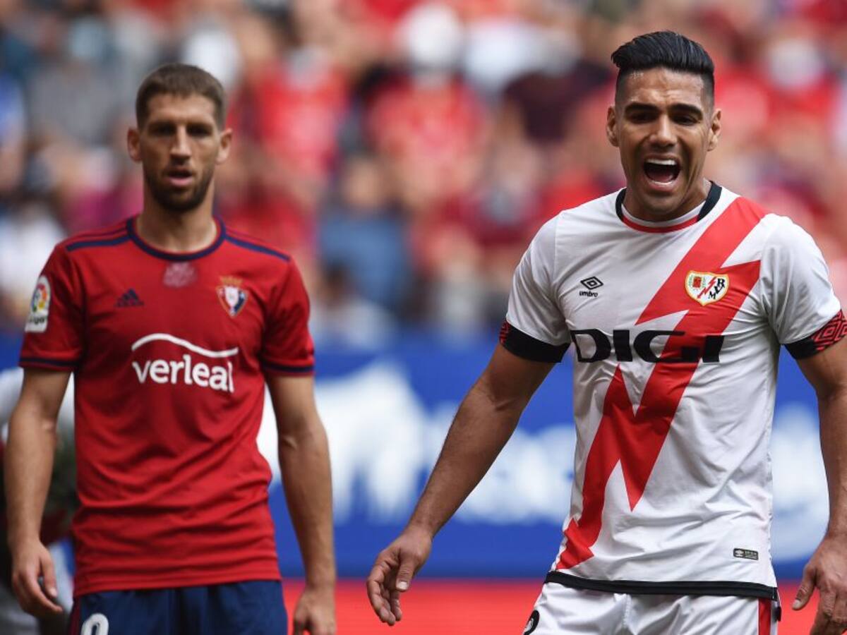 Sin transmisión para Colombia, Falcao no anotó y el Rayo Vallecano perdió