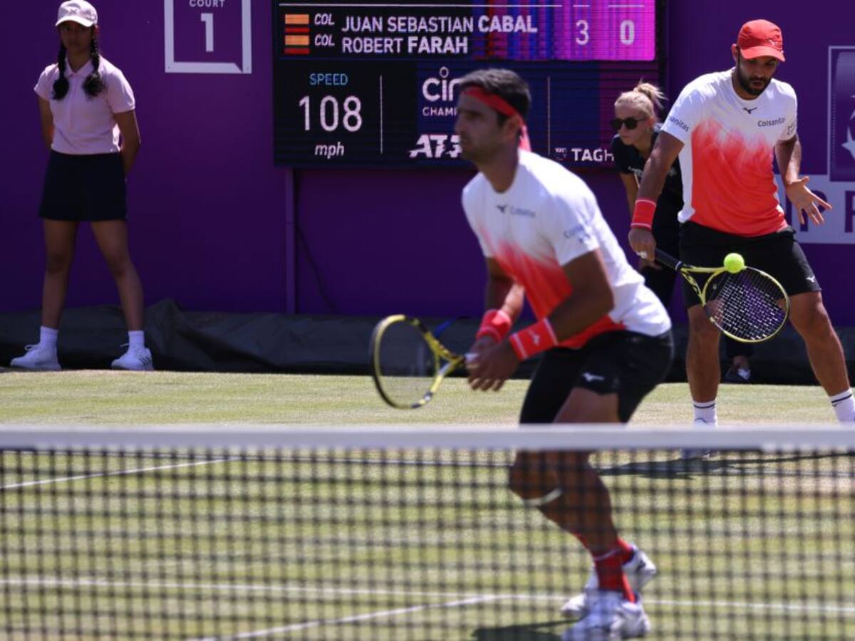 Cabal y Farah, eliminados en semifinales del ATP 250 de Eastbourne