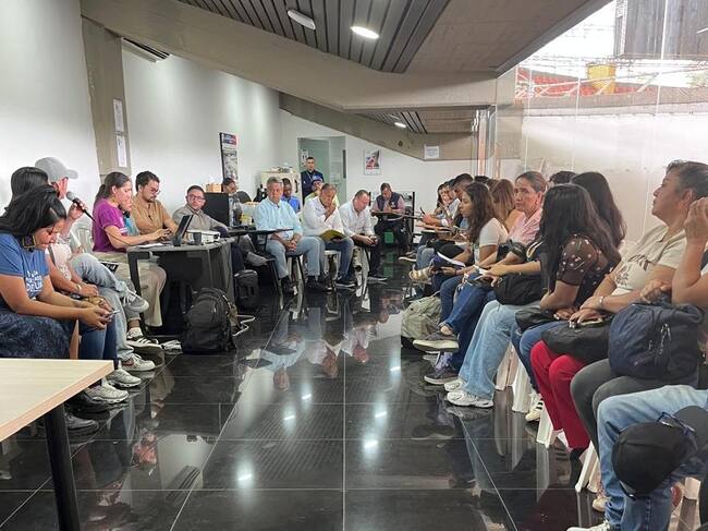 La falta de agua en la zona provocó protestas. Foto: Alcaldía de Cali.