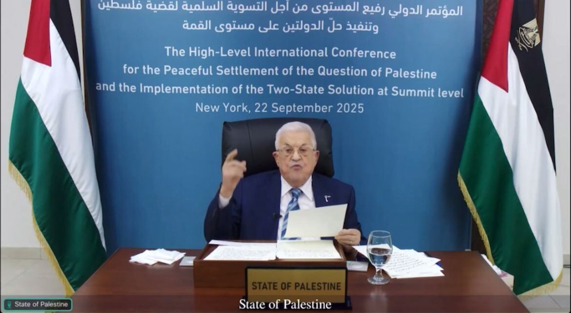 Presidente de la Autoridad Palestina Mahmoud Abás.