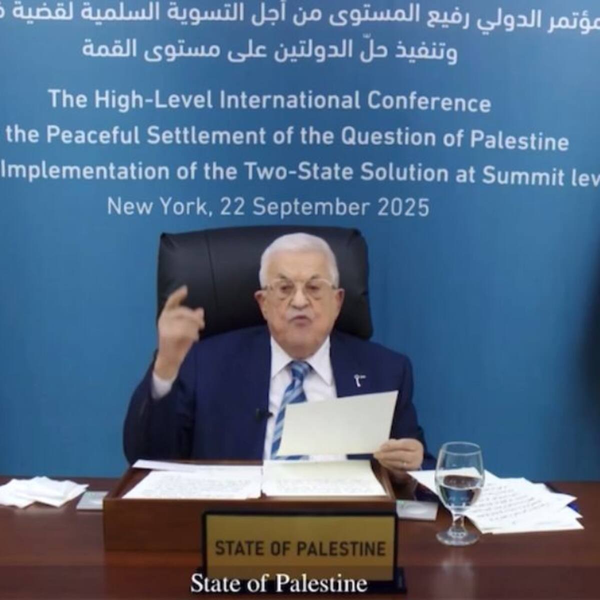 Palestina presenta plan de constituirse oficialmente como país ante Naciones Unidas