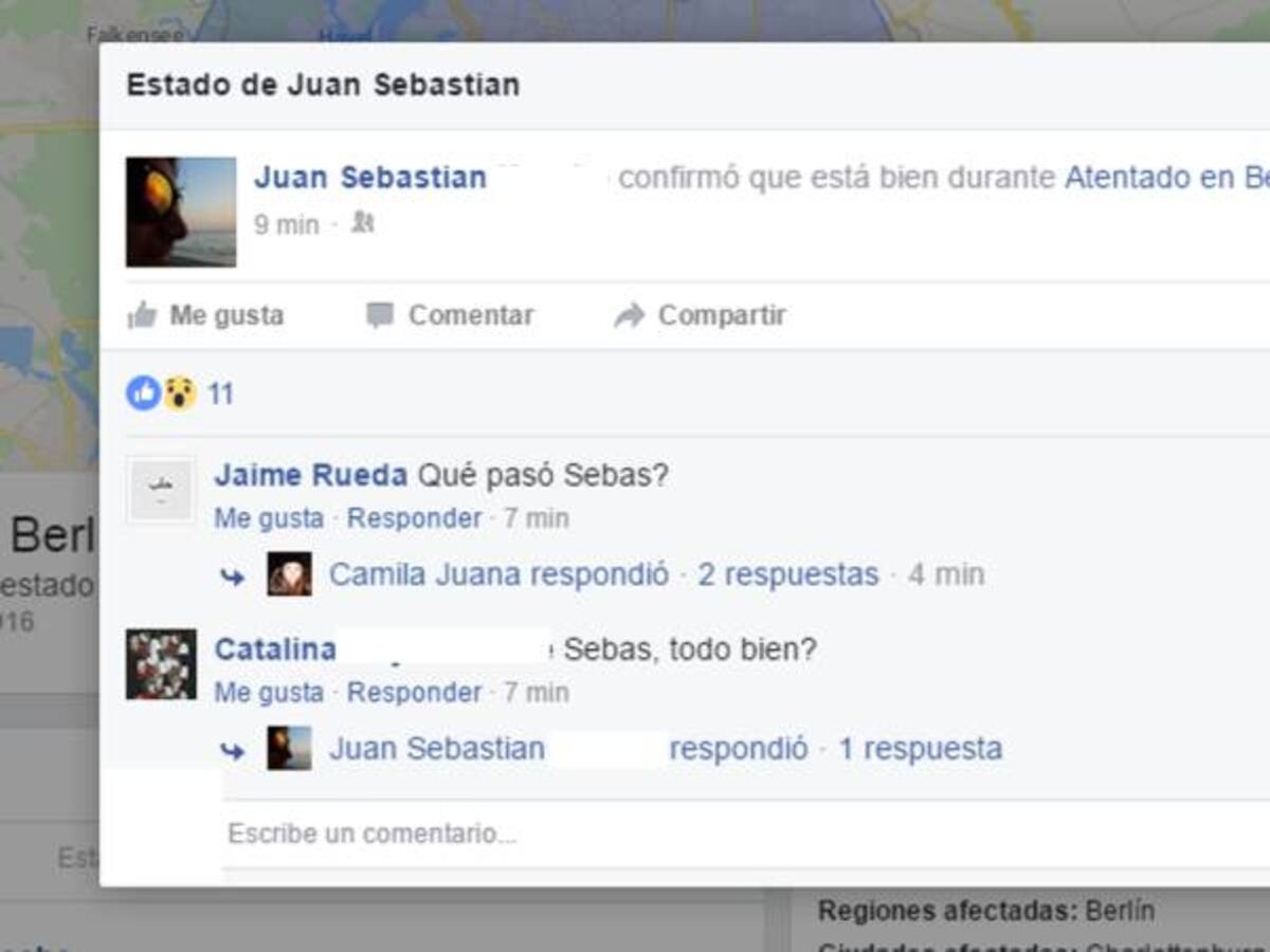 Facebook activa la “comprobación del estado de seguridad” tras atentado en Berlín