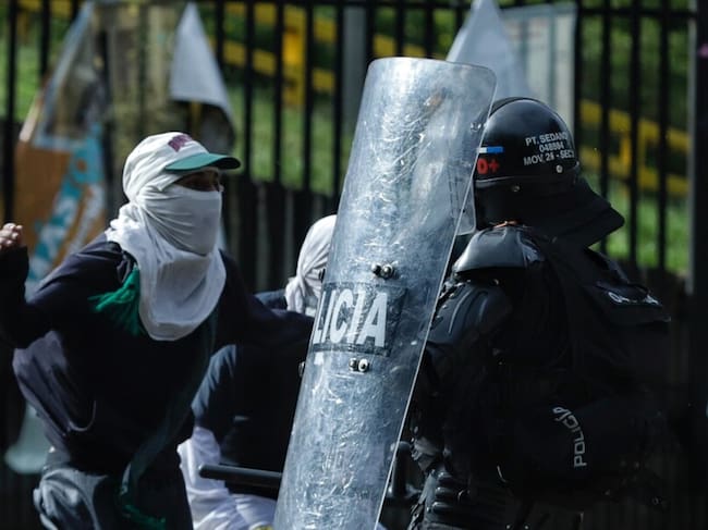 Manifestaciones en la Universidad Nacional. (Colprensa- Camila Diaz)
