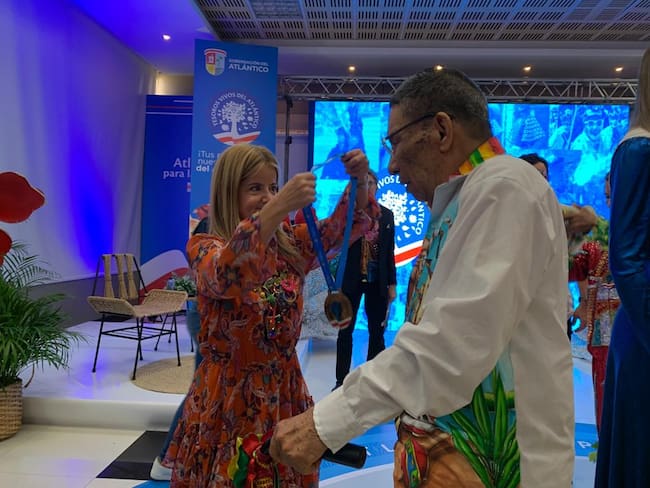 Pedro Ramayá, durante gala de "Tesoros vivos del Atlántico./ Foto: Caracol Radio