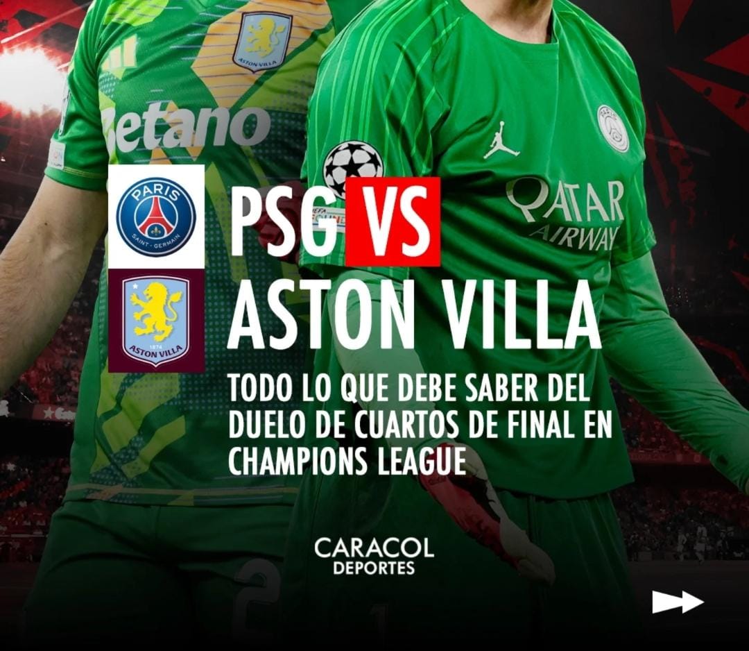 PSG vs. Aston Villa en Champions League / Caracol Radio