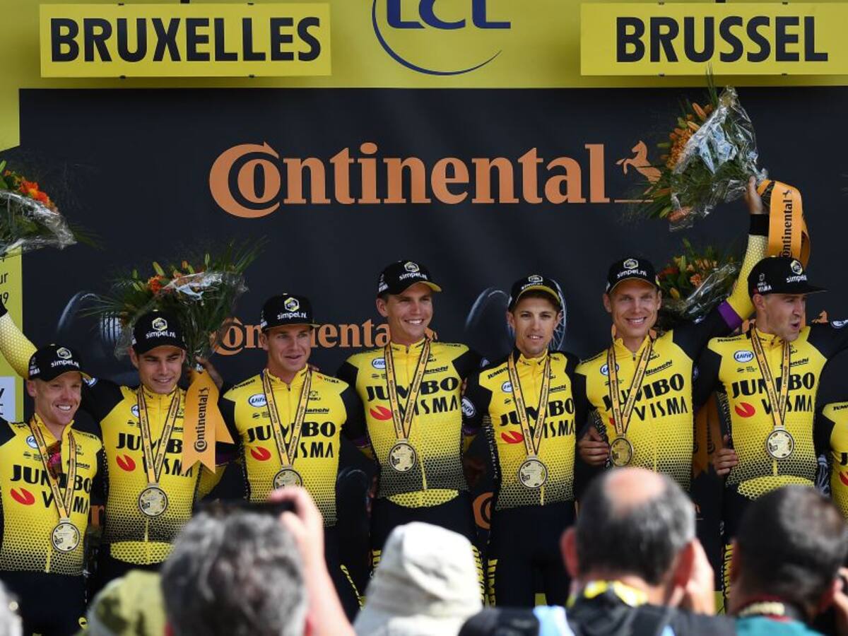 En Fotos: Una jornada marcada por trabajo en equipo en el Tour de Francia