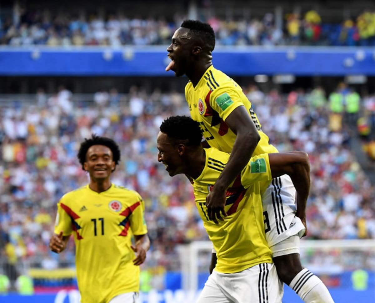 Sin embargo, un tanto de Japón volvía a dejar fuera a la 'Tricolor', fue entonces cuando apareció Yerry Mina, el goleador del combinado nacional en el certamen, para definir nuevamente de cabeza a los 74 minutos, tras un tiro de esquina ejecutado por Juan Fernando Quintero.