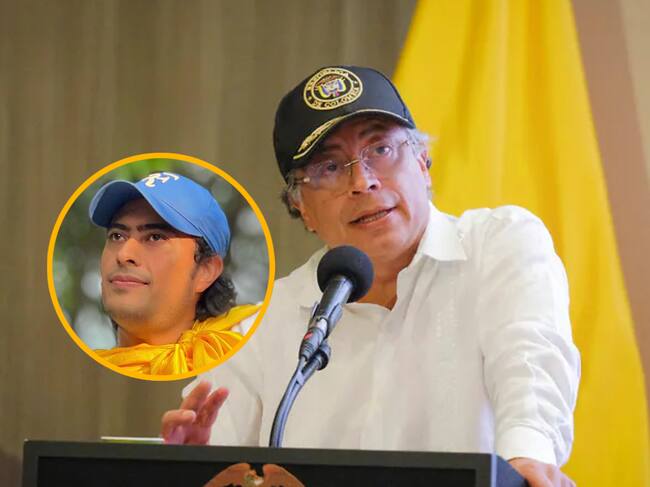 Gustavo Petro y Nicolás Petro | Fotos: Colprensa