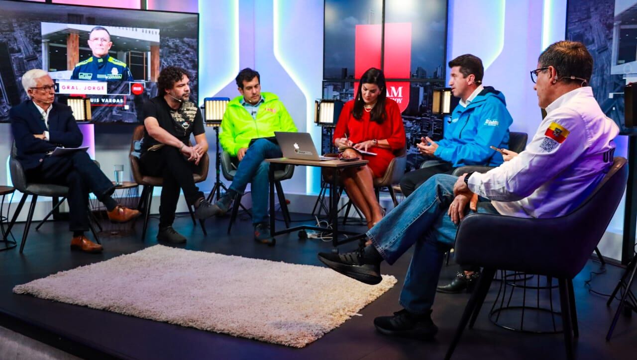 Lara, Molano, Robledo y Vargas: los candidatos a la Alcaldía se destapan en 10AM. Foto: Caracol Radio