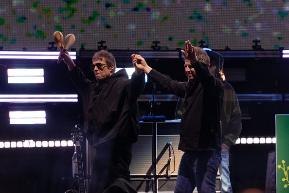 Liam Gallagher y Noel Gallagher Live '25 global tour. Foto: Getty