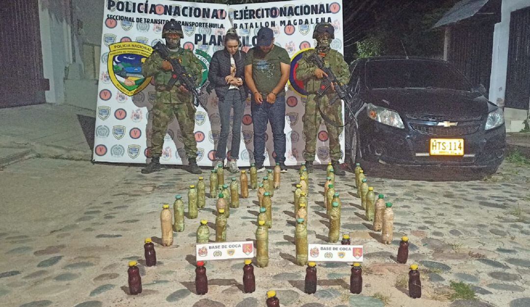 Cae otro cargamento de estupefacientes en vías del Huila. 