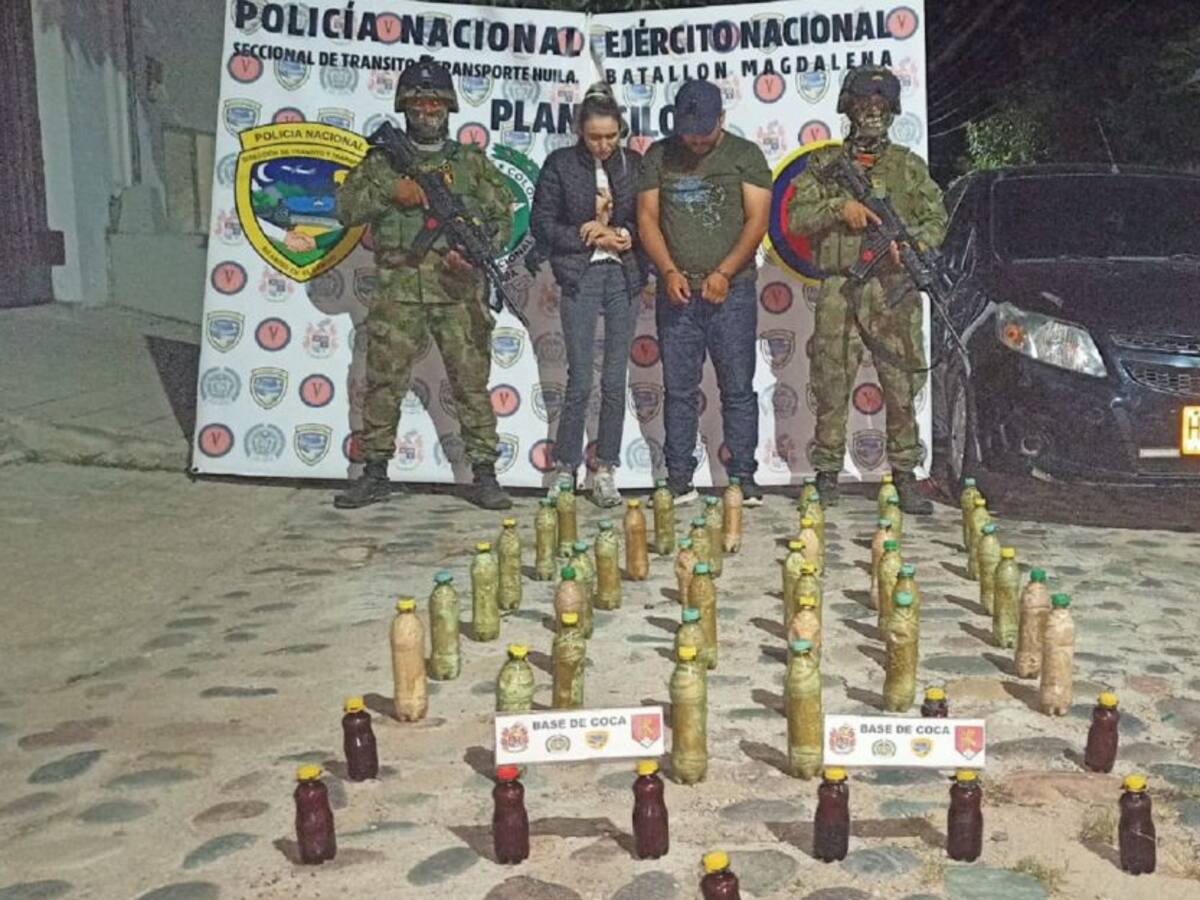 Cae otro cargamento de estupefacientes en vías del Huila