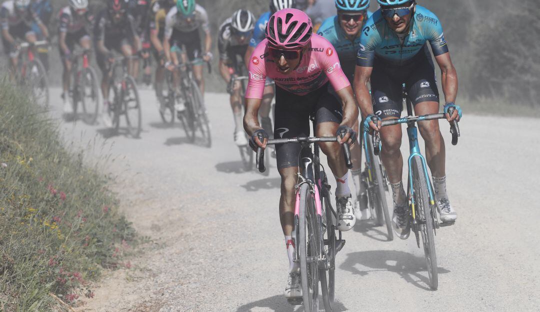 Egan Bernal, líder del Giro de Italia
