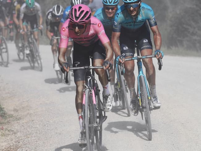 Egan Bernal, líder del Giro de Italia