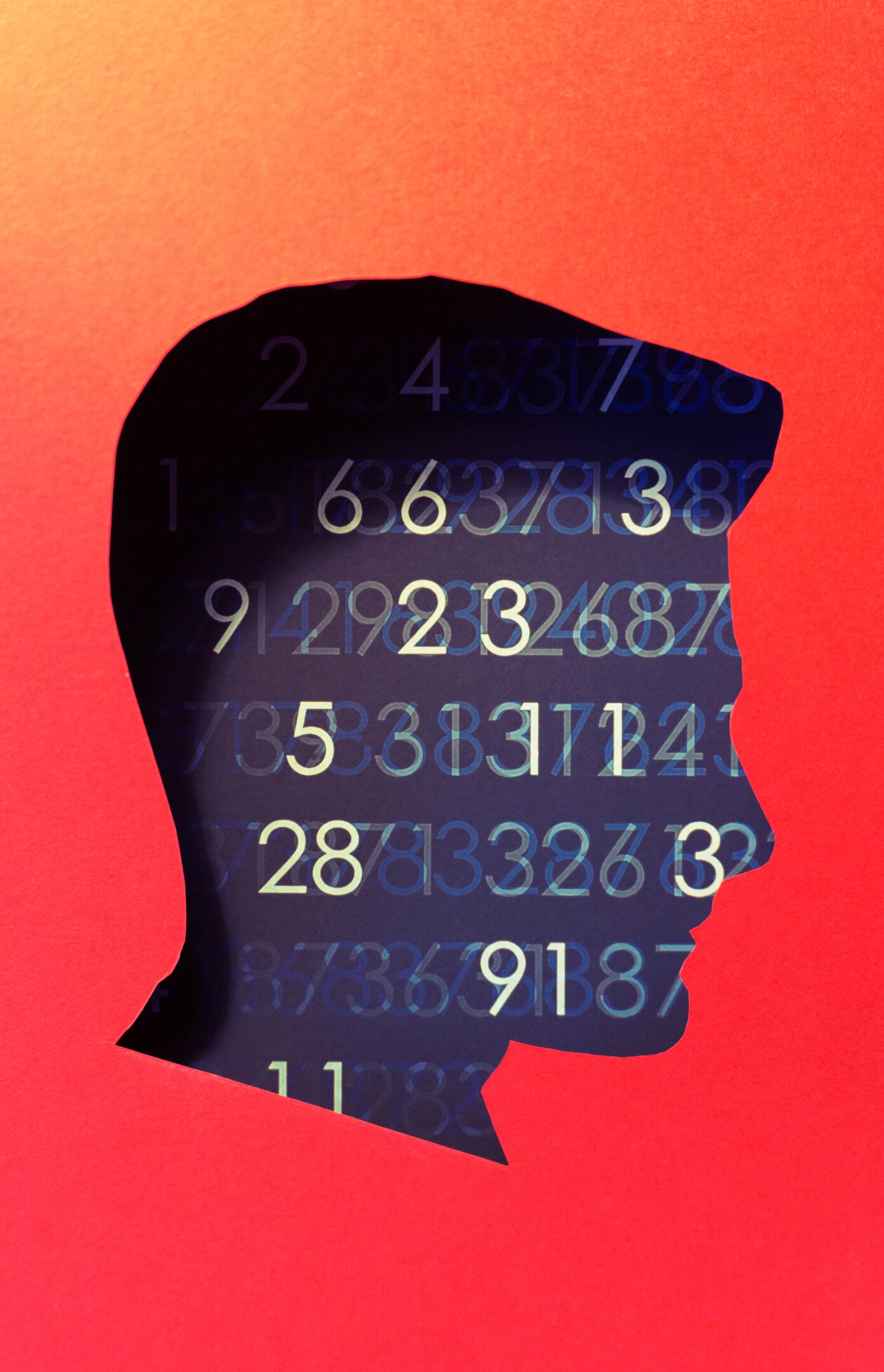 Cabeza de un hombre y números adentro / cortesía Getty