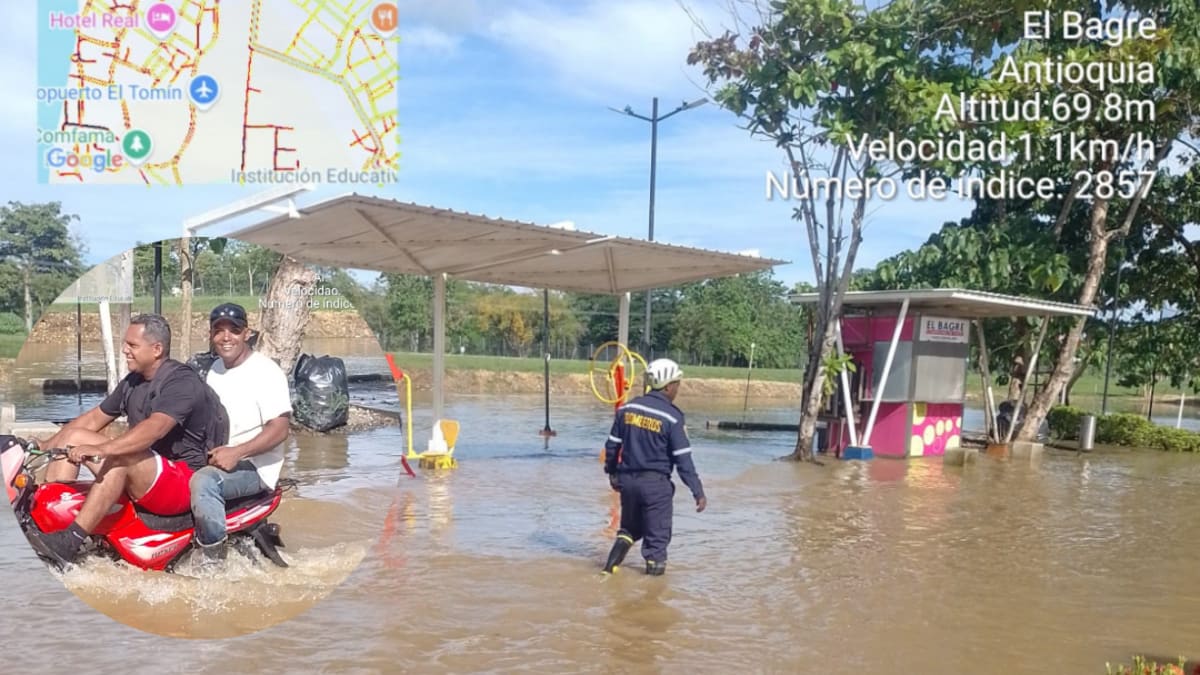 250 familias continúan afectadas por inundaciones en El Bagre, Antioquia