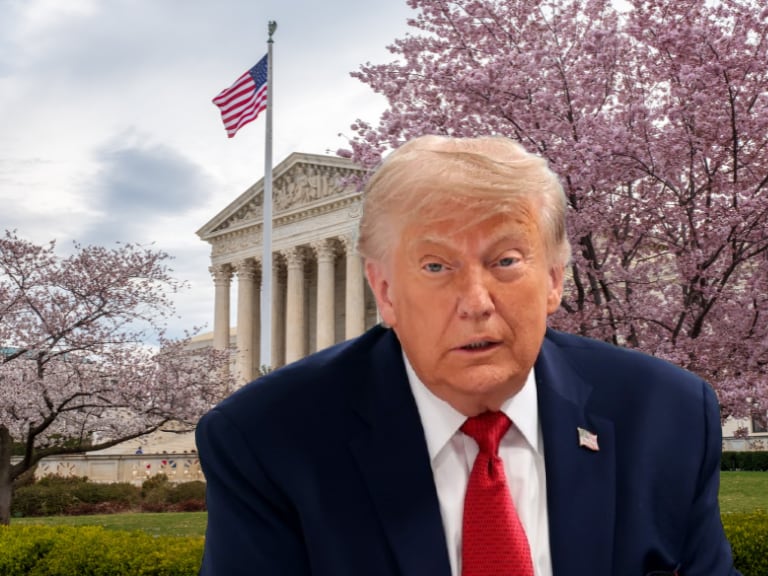 Imagen de referencia. Corte Suprema de Justicia de EE. UU. - Donald Trump: Getty Images.