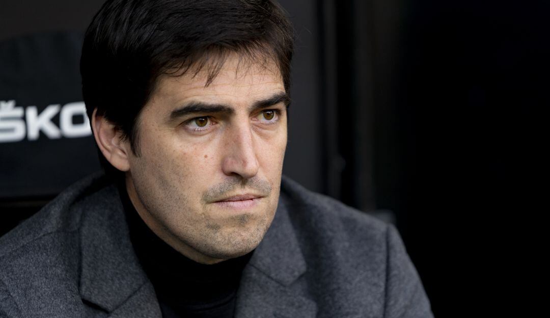 Andoni Iraola, DT del Rayo Vallecano.