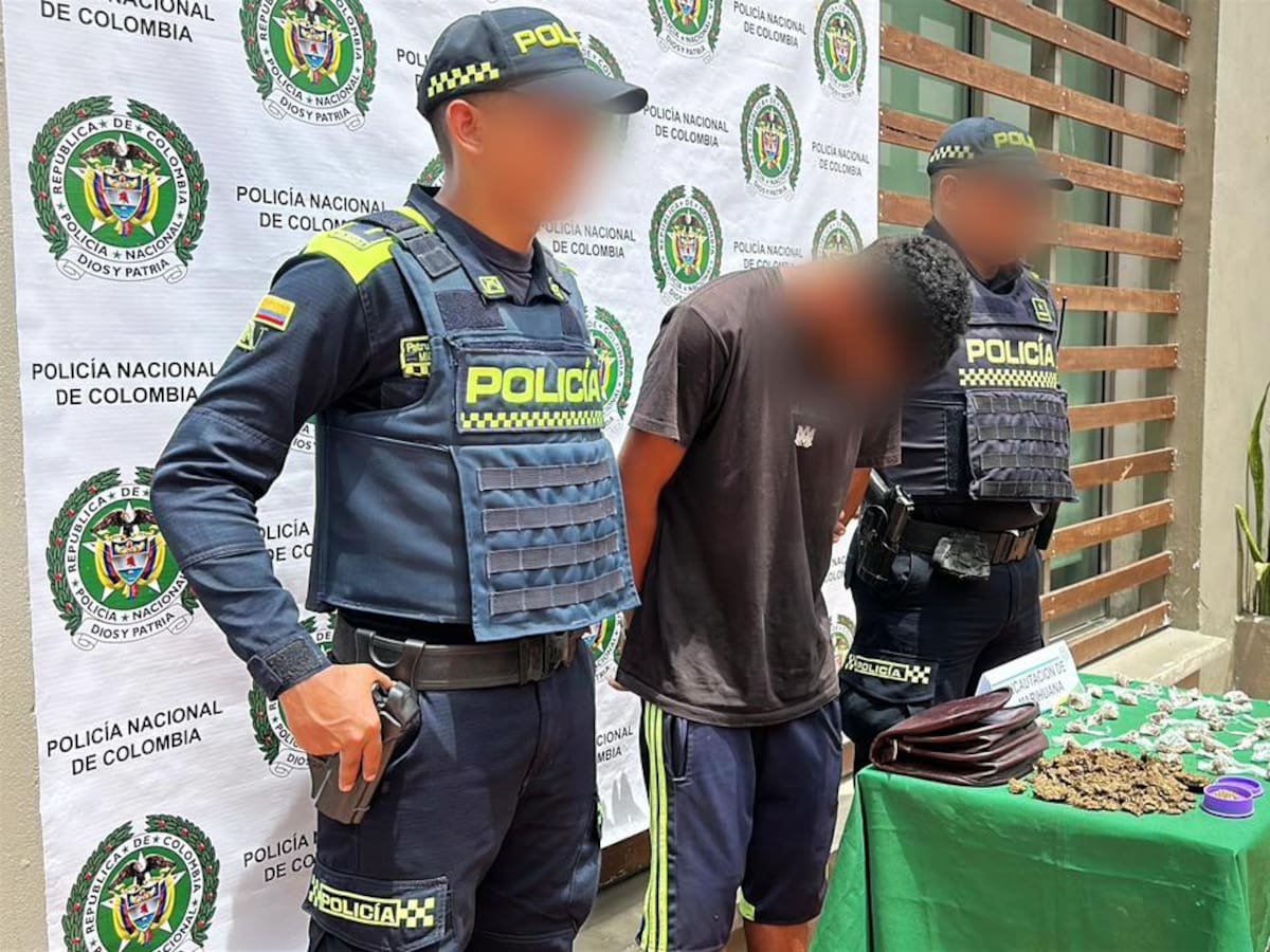 Capturado alias ‘El Negrito’ con marihuana en Turbaco, Bolívar