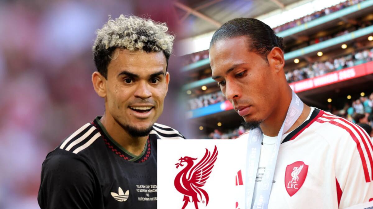 Van Dijk lamentó la salida de Luis Díaz del Liverpool, tras perder la final de la Community Shield