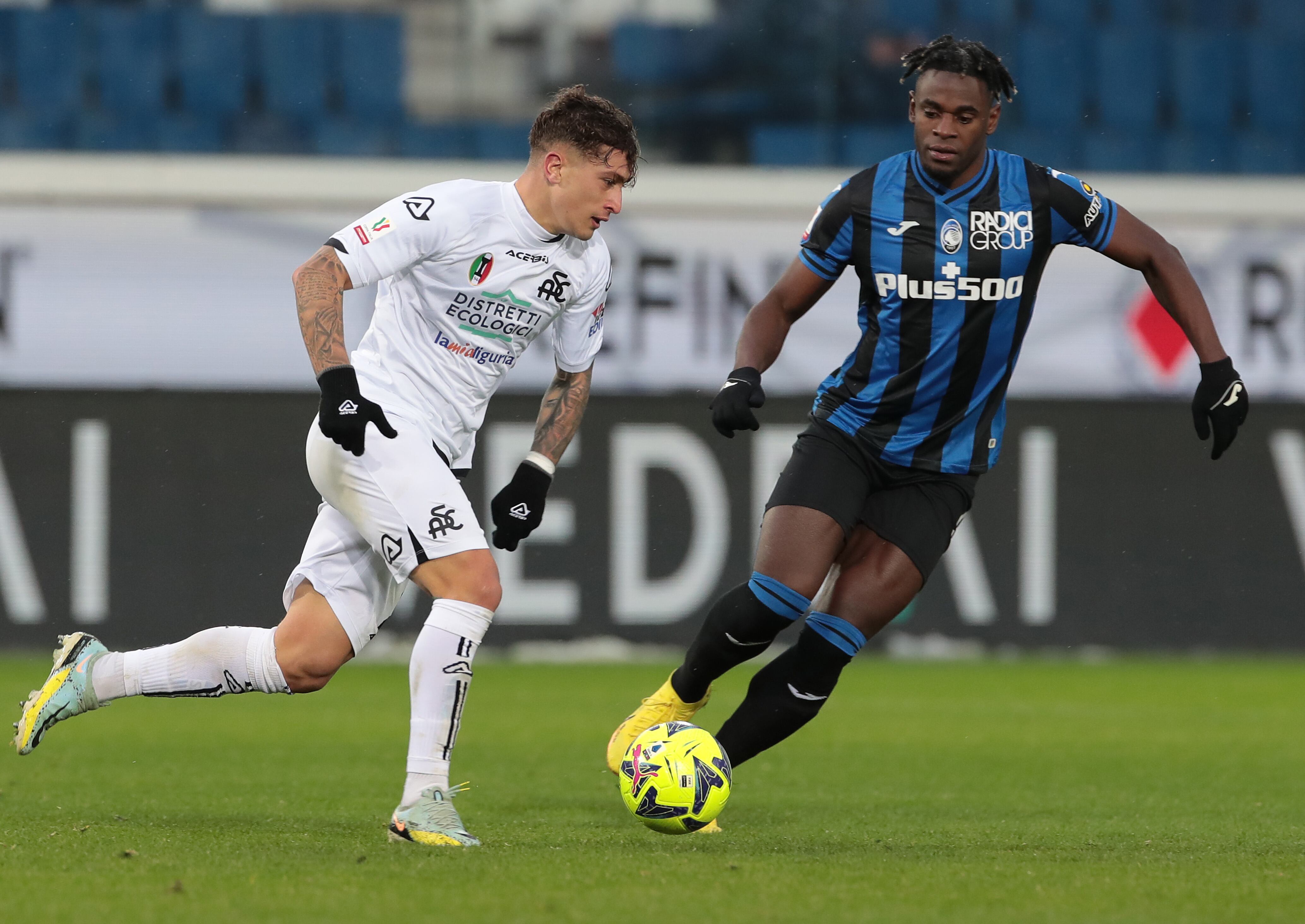 Duván Zapata, delantero del Atalanta BC durante la Copa Italia. (Photo by Emilio Andreoli/Getty Images)