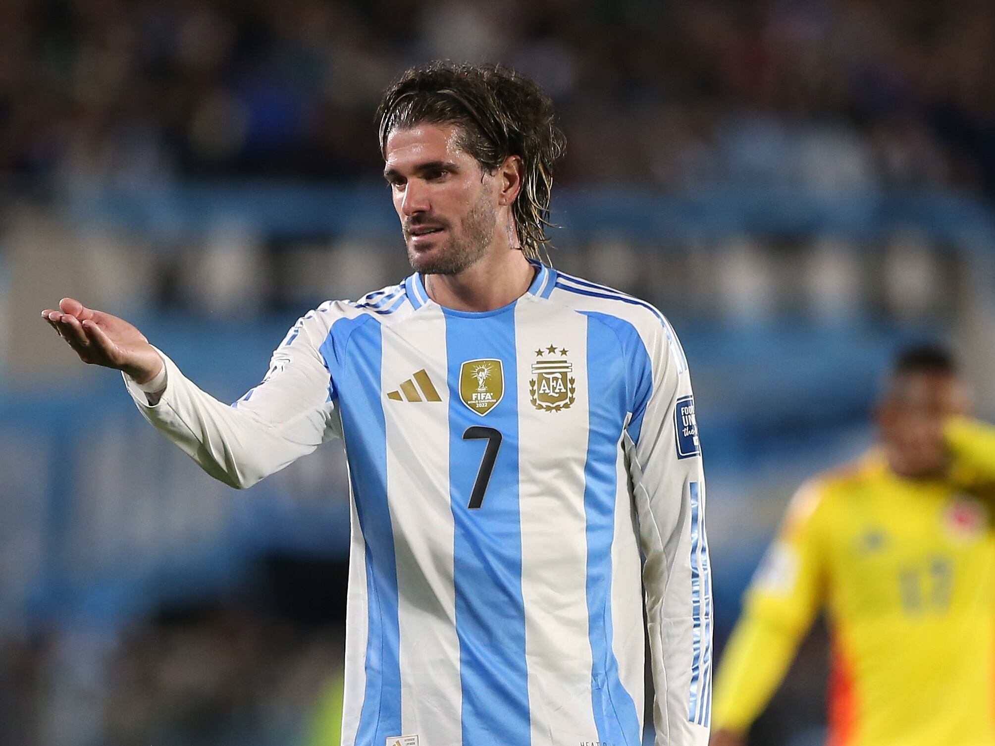 Rodrigo De Paul, volante argentino.  (Photo by Daniel Jayo/Getty Images)