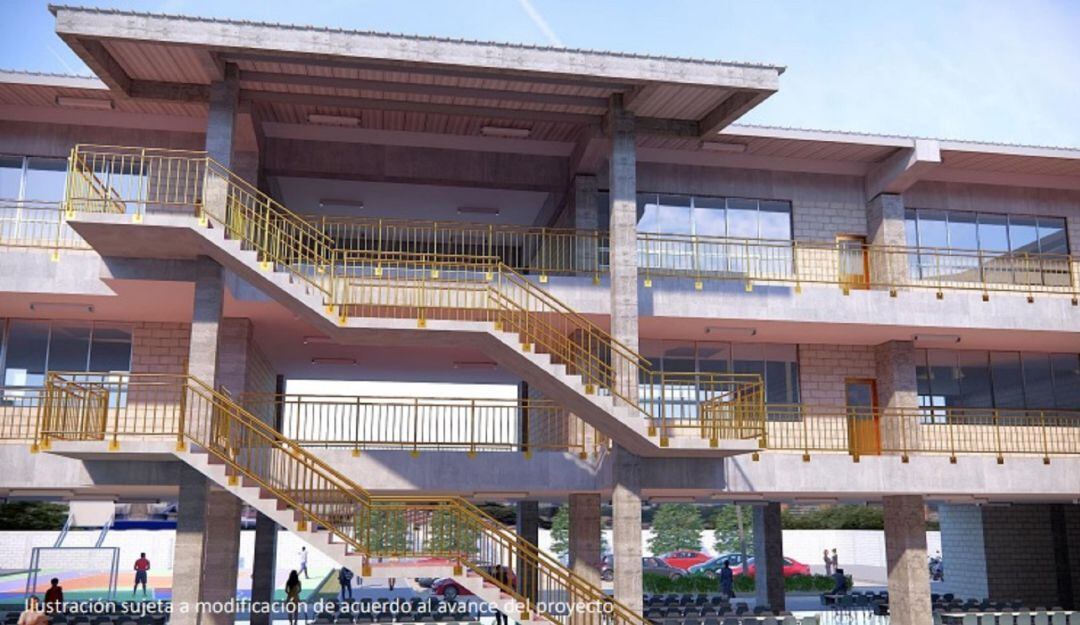 El nuevo colegio beneficiará a 1.600 estudiantes y las obras durarán 12 meses