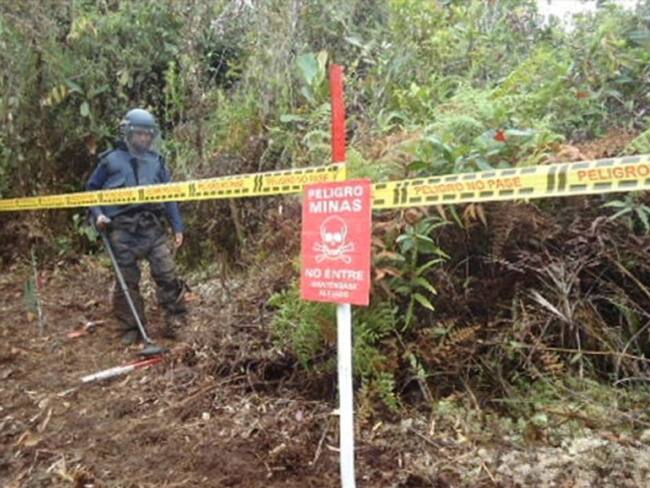 Briceño ya no podrá ser declarado libre de minas antipersona