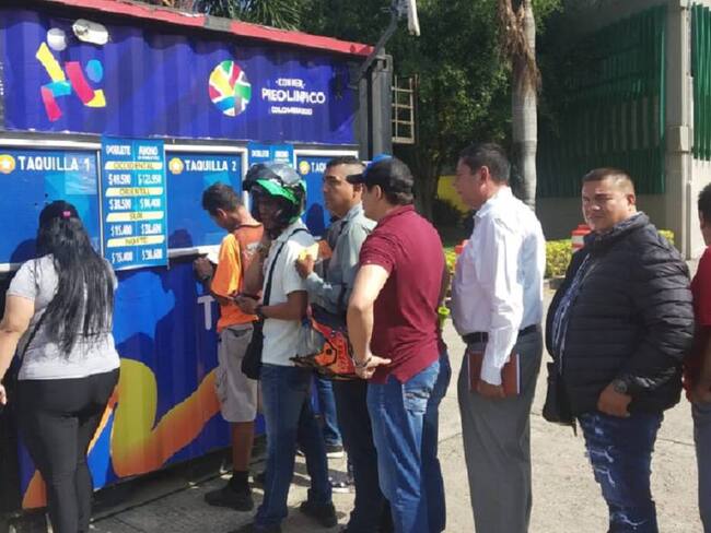 Identificaron boletería falsa en partido de Colombia