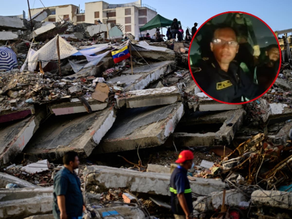 “Por más que quisiera no pude encontrar a mi mamá”: subcomandante de bomberos tras terremoto