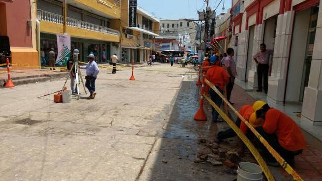 La peatonalización de las calles hace parte de la estrategia de recuperación del centro.