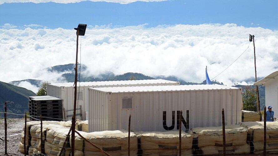Contenedores de armas Farc. Foto: Getty Images