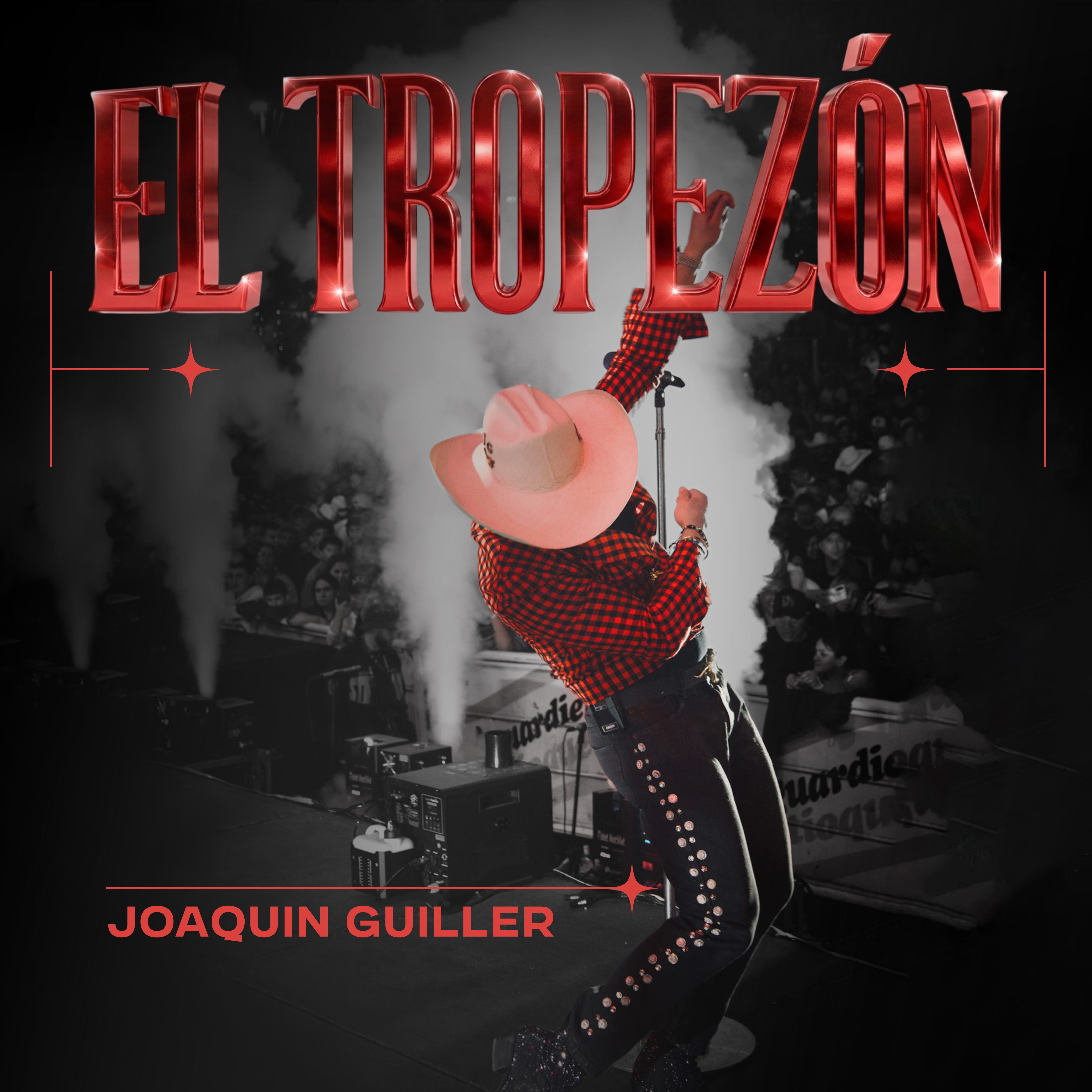 Póster del sencillo 'El Tropezón' (Crédito: Joaquín Guiller)