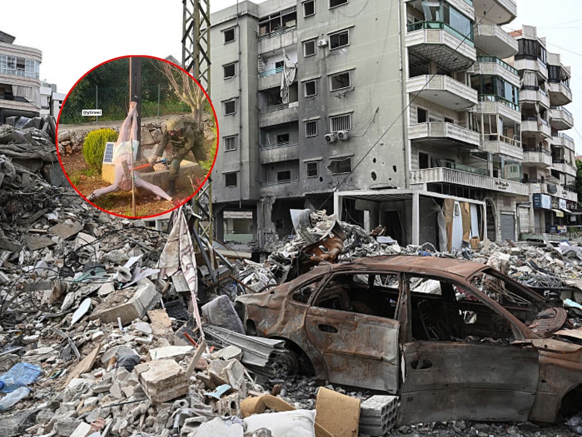 Israel confirmó la autenticidad de la foto de un soldado golpeando la estatua de Jesús en el Líbano