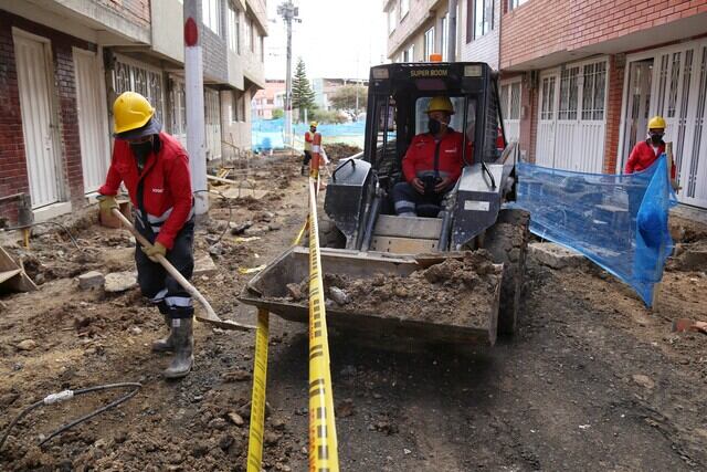 Frente de obra en Bogotá / Foto: Colprensa
