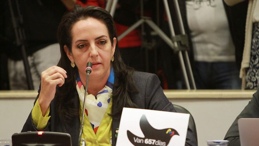 María Fernanda Cabal, representante del Centro Democrático. Foto: Colprensa - Germán Enciso