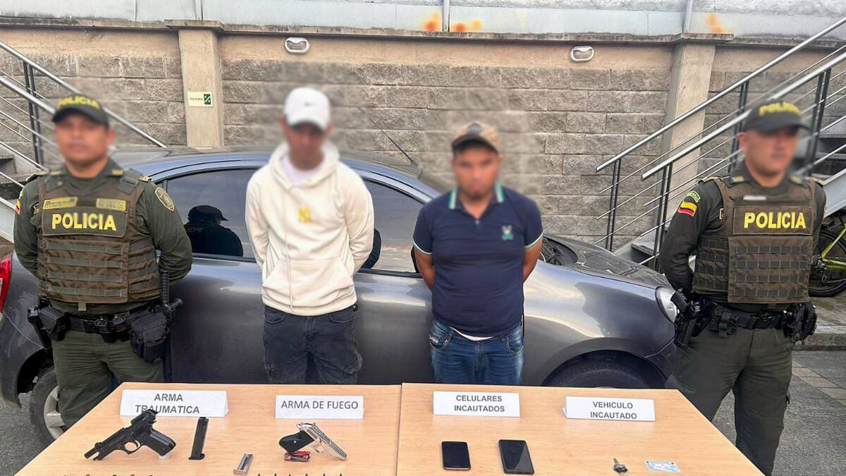 Capturan en Pereira a dos integrantes de la banda delincuencial ‘Los Rolex’