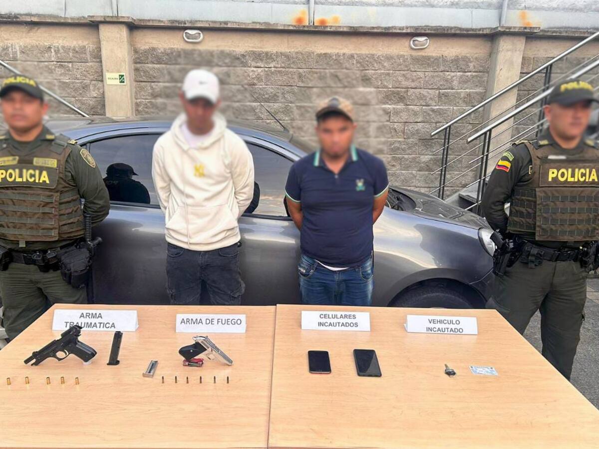 Capturan en Pereira a dos integrantes de la banda delincuencial ‘Los Rolex’