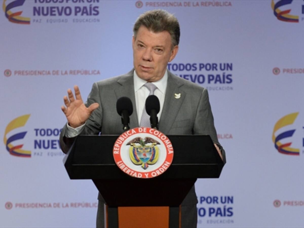 Santos afirma que Farc deben pagar penas privativas de la libertad